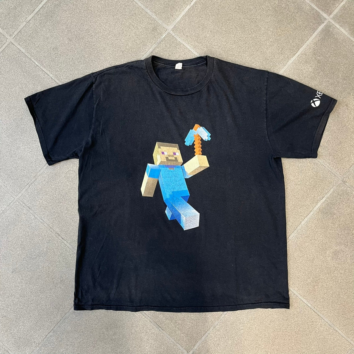 Minecraft 2012 Xbox 360 Black Promo Tee