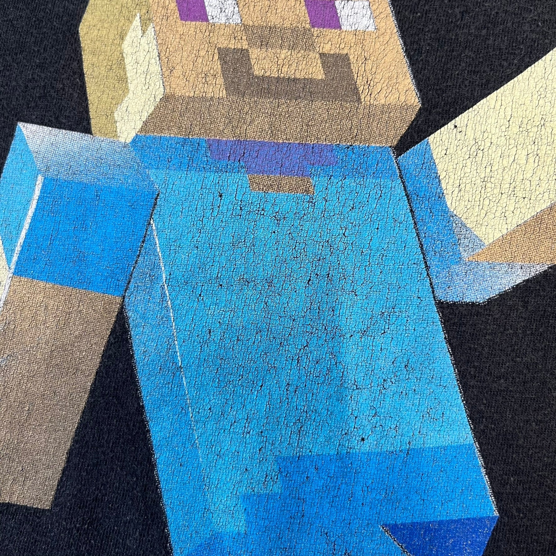 Minecraft 2012 Xbox 360 Black Promo Tee