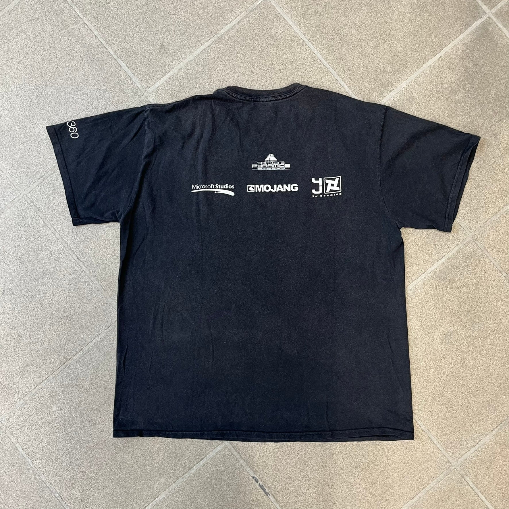 Minecraft 2012 Xbox 360 Black Promo Tee