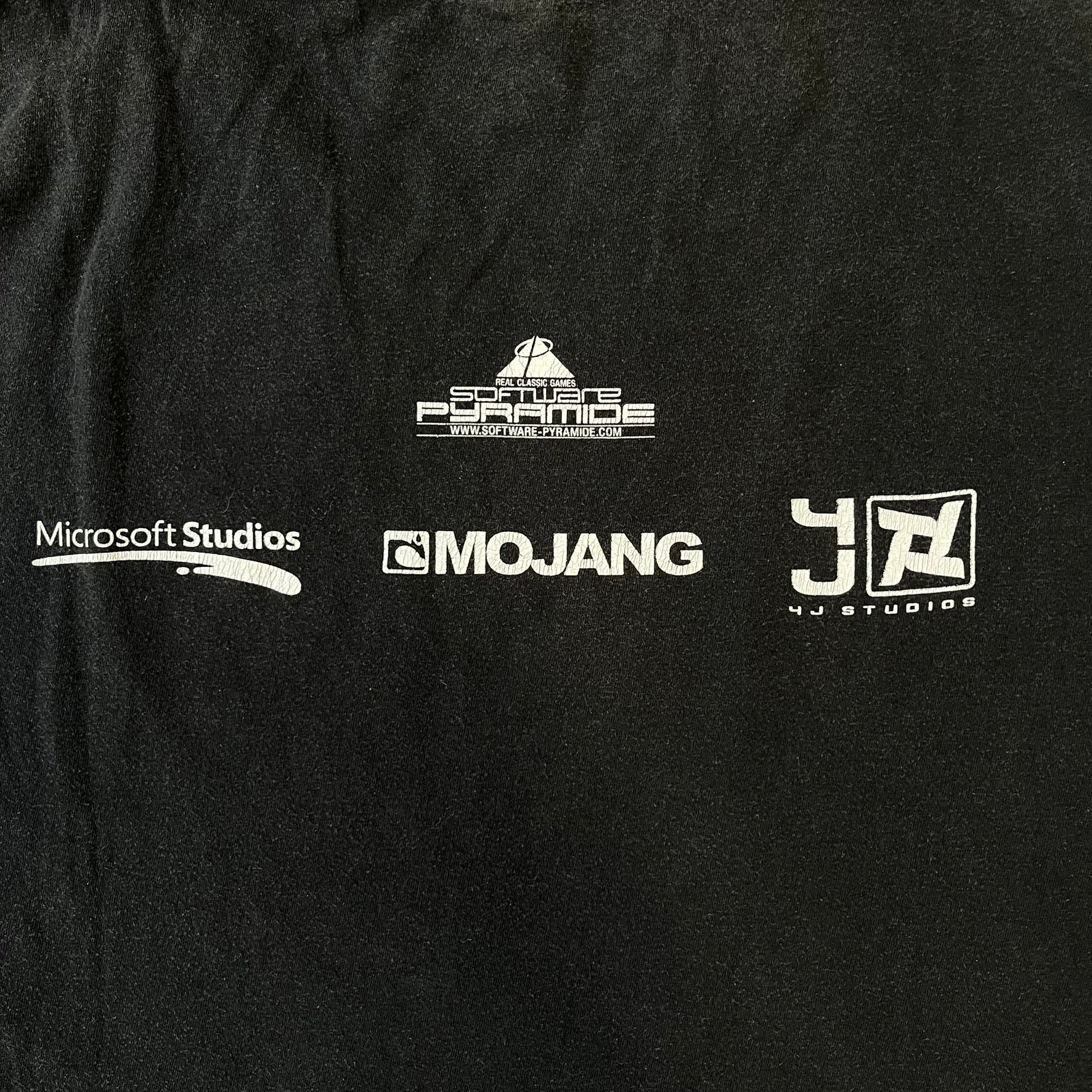 Minecraft 2012 Xbox 360 Black Promo Tee