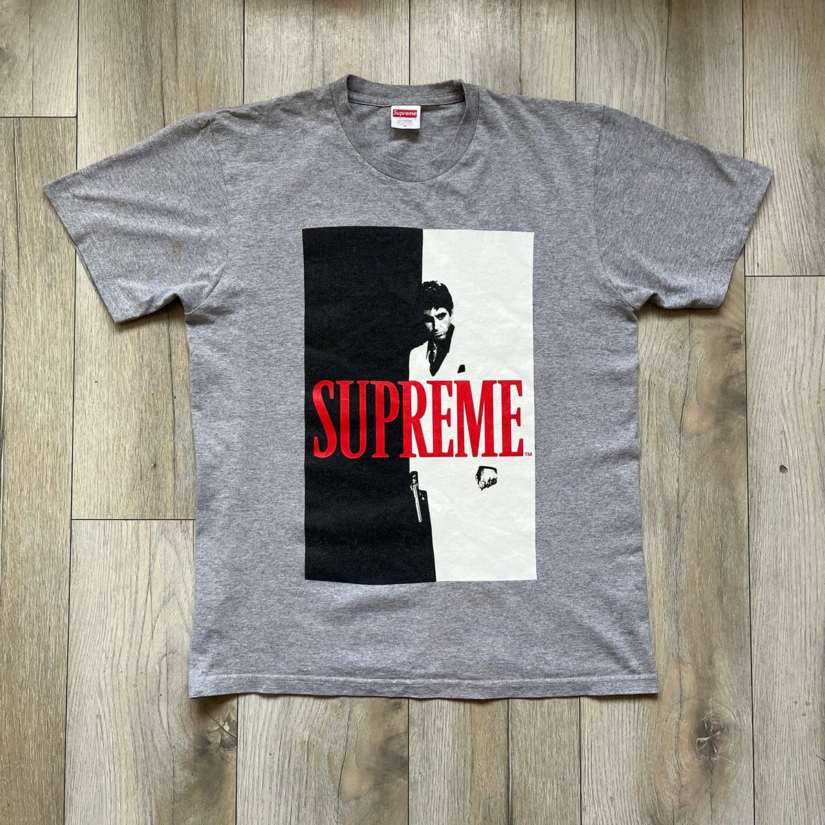 Supreme FW17 Scarface Split Grey Tee