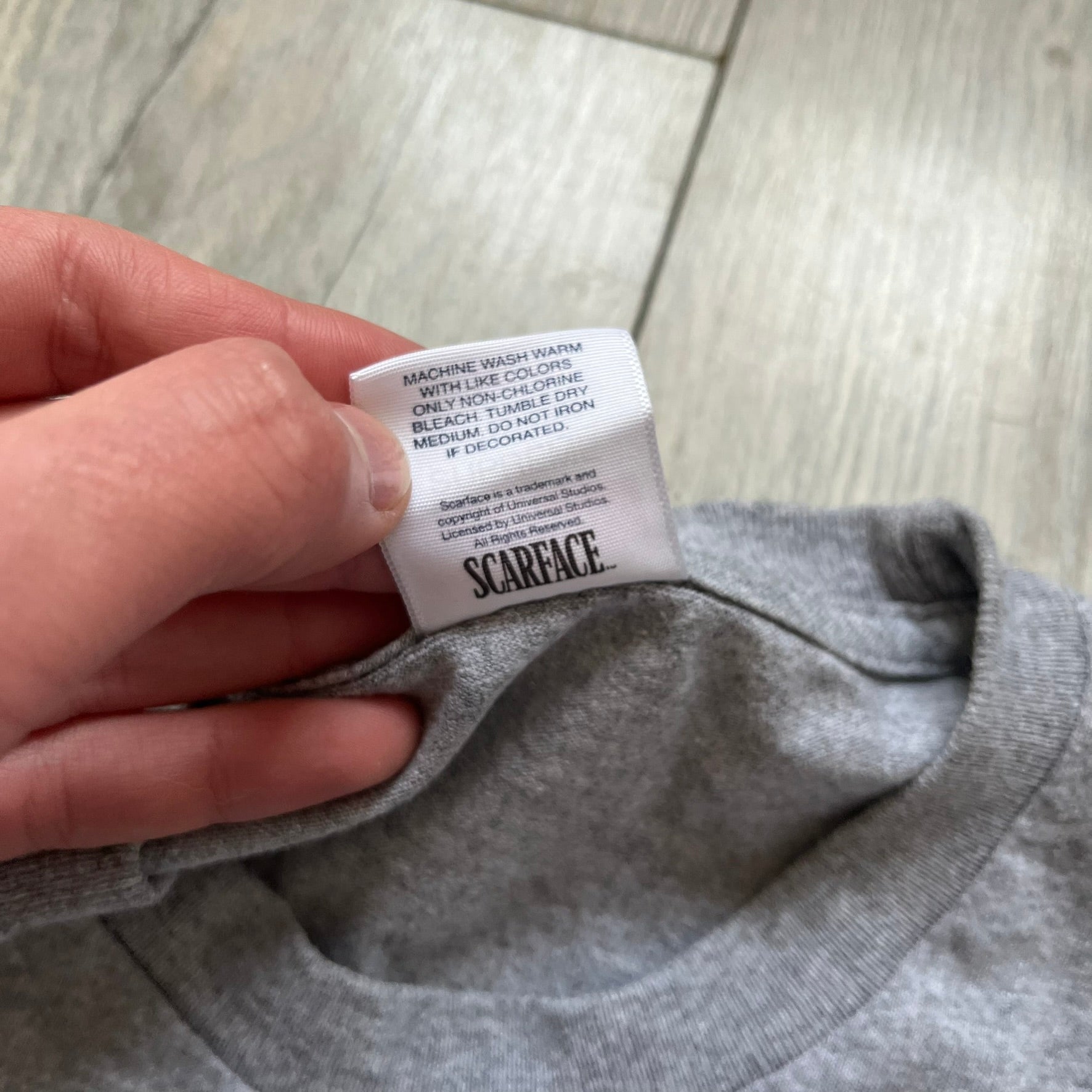 Supreme FW17 Scarface Split Grey Tee
