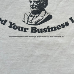 Supreme SS11 Mind Your Business White Tee