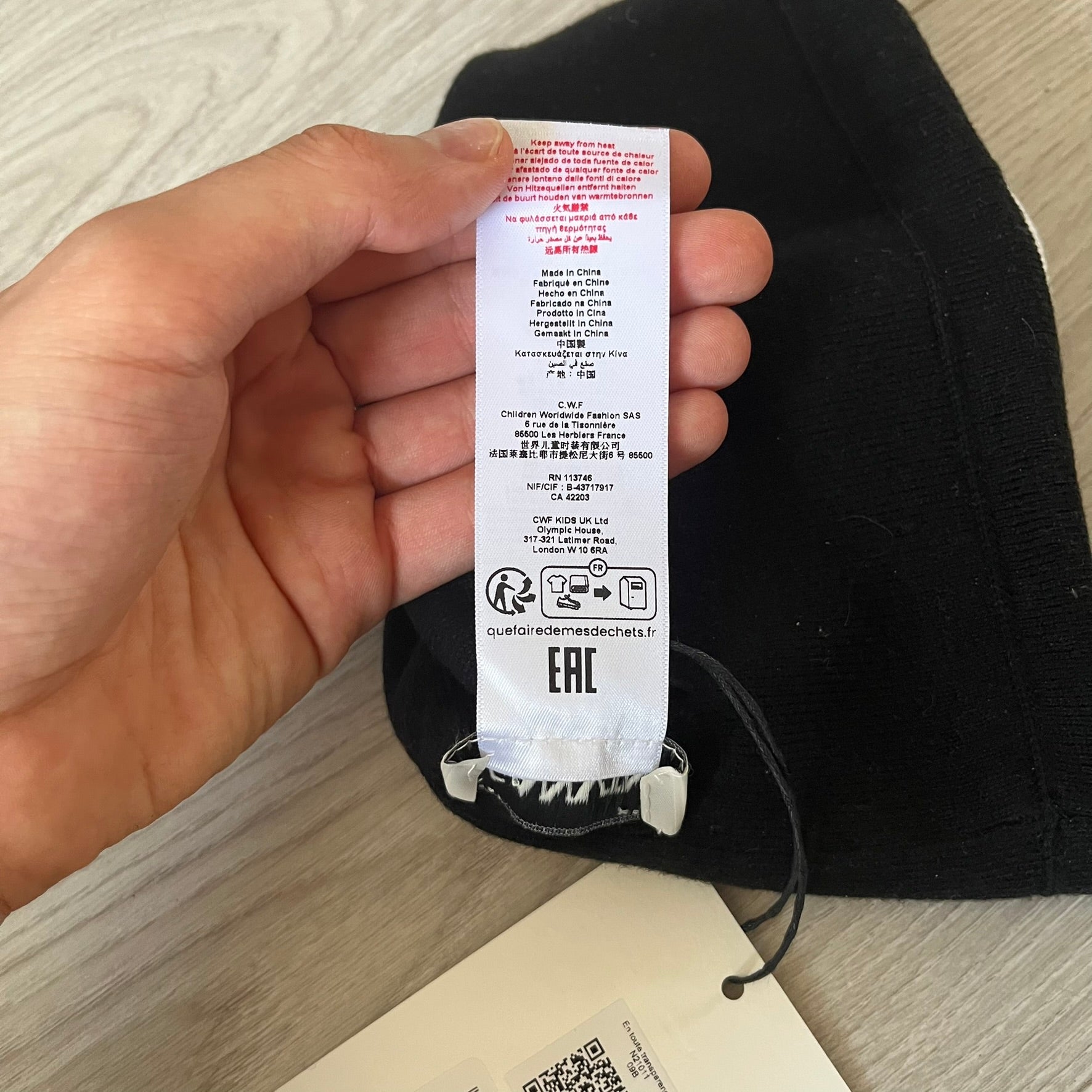 lanvin black beanie