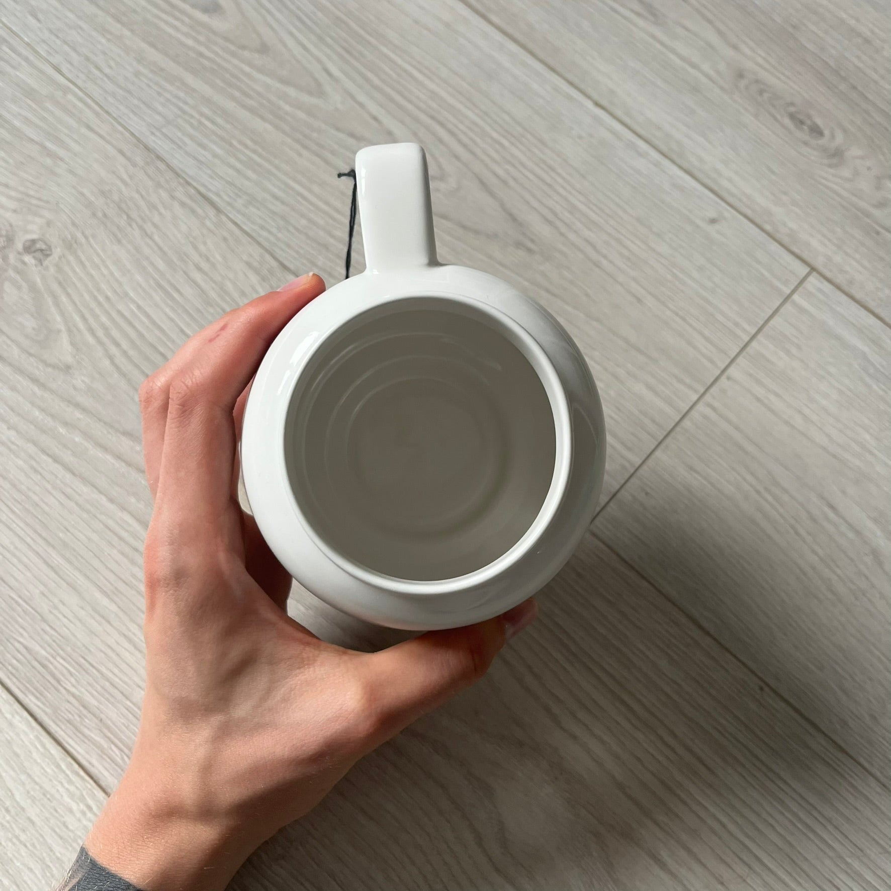 large lego skeleton ceramic mug