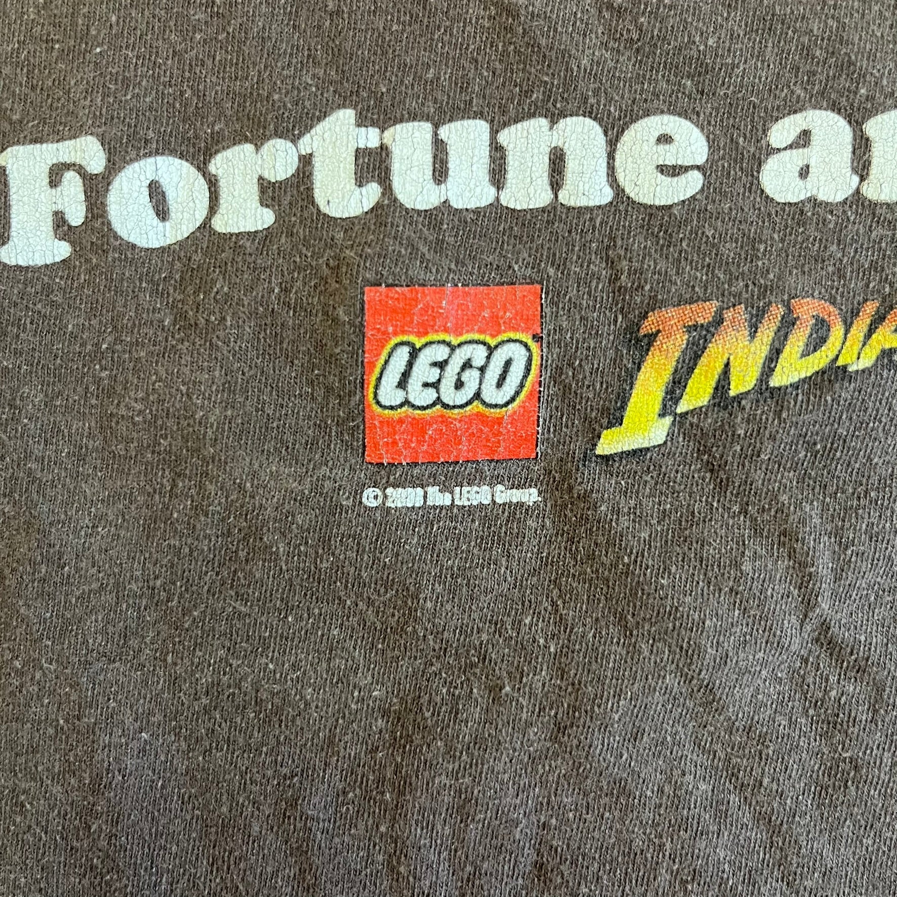 lego indiana jones 2008 tee