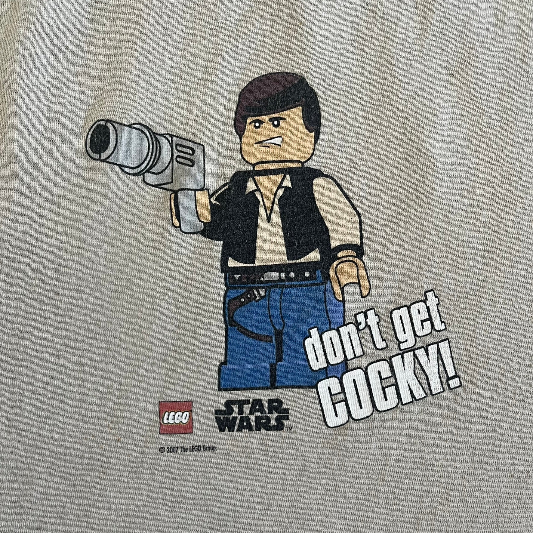 lego star wars han solo 2007 tee