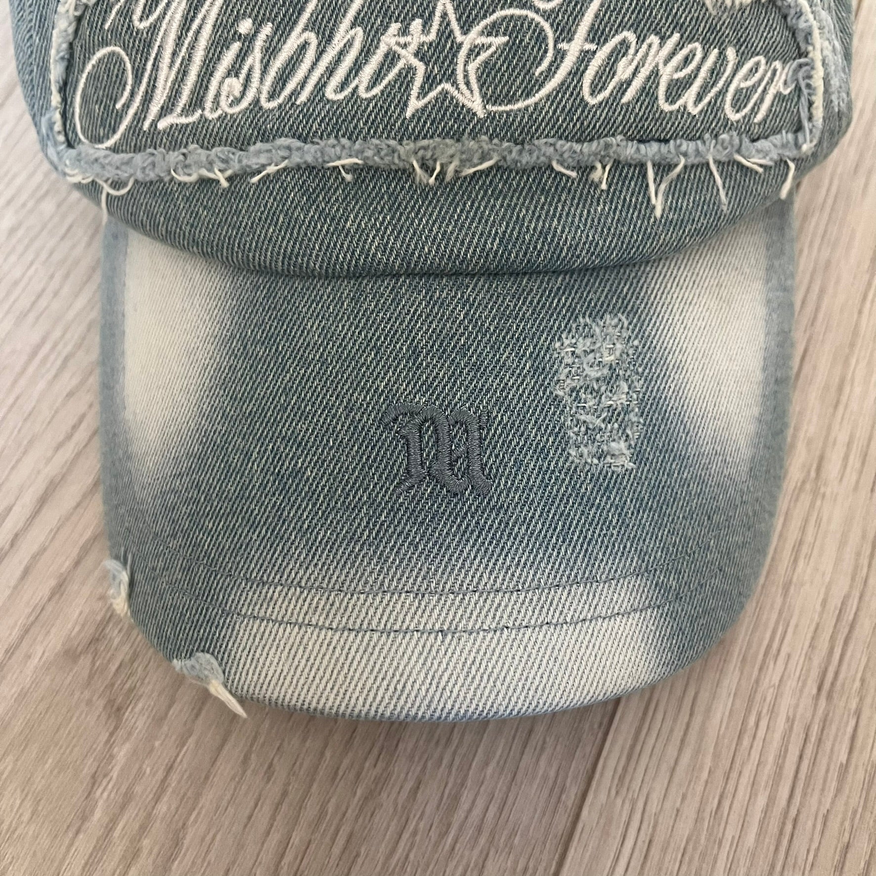 misbhv blue forever denim cap