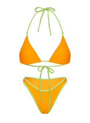 Sandbar Bikini Bottoms Orange / Green